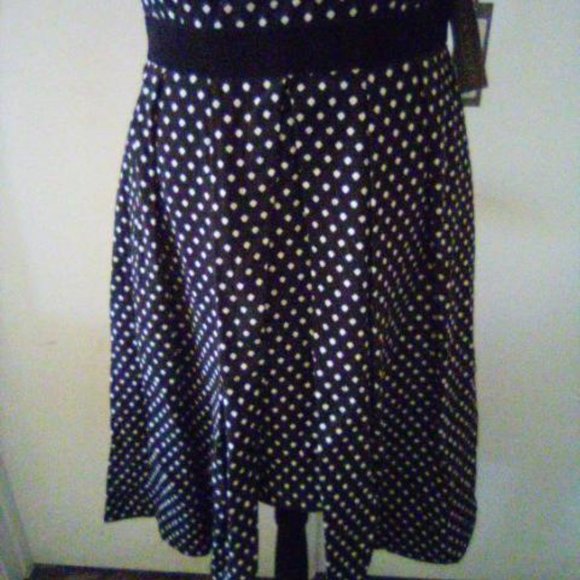 EVA MENDEZ Black and White dress - Picture 4 of 4